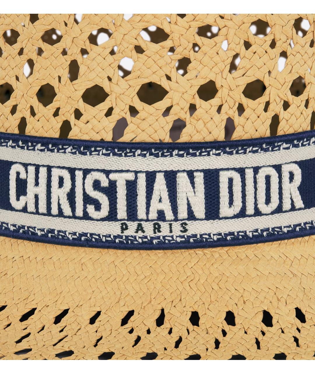 CHRISTIAN DIOR Бежевая шляпа, фото 6