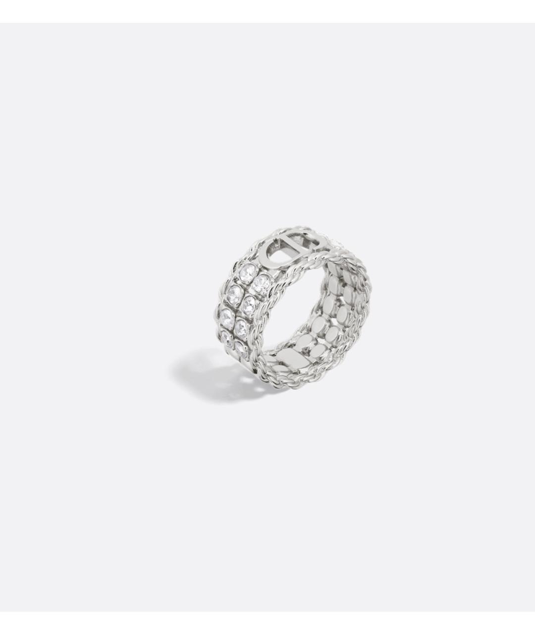 CHRISTIAN DIOR Серебряное металлическое кольцо, фото 7