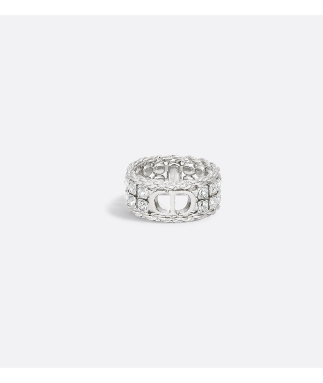 CHRISTIAN DIOR Серебряное металлическое кольцо, фото 4