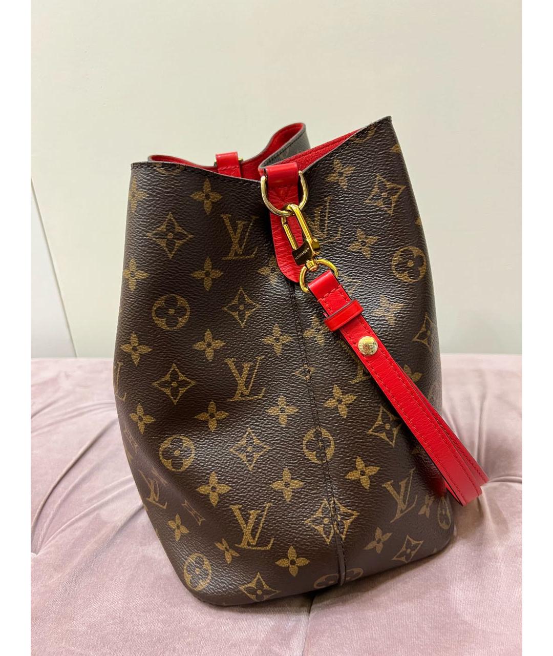 LOUIS VUITTON Коричневая сумка тоут, фото 2