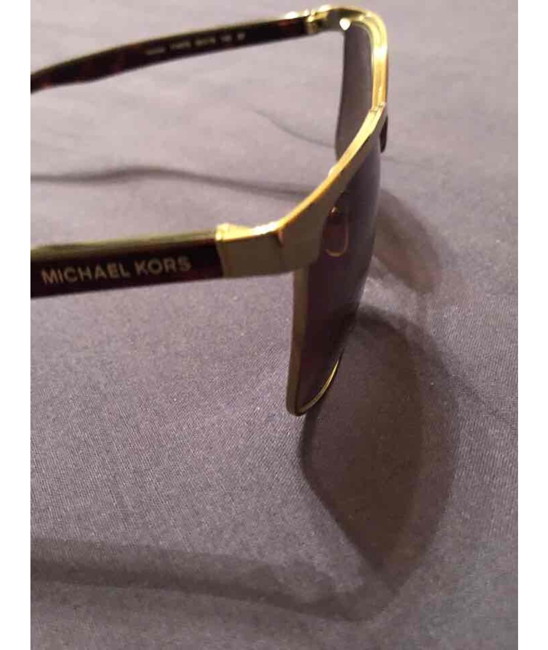 MICHAEL KORS Черные пластиковые солнцезащитные очки, фото 3