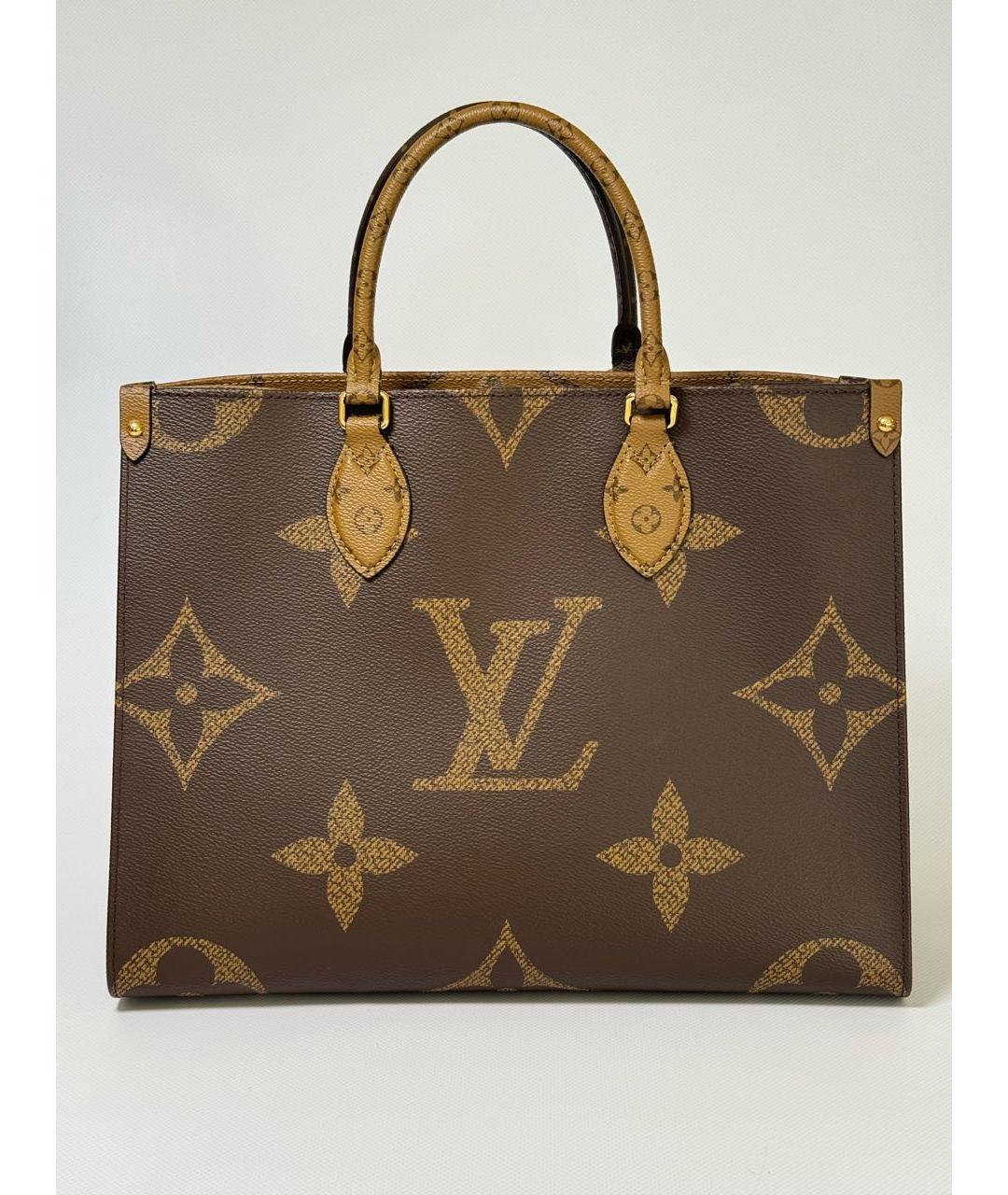 LOUIS VUITTON Коричневая сумка тоут, фото 9