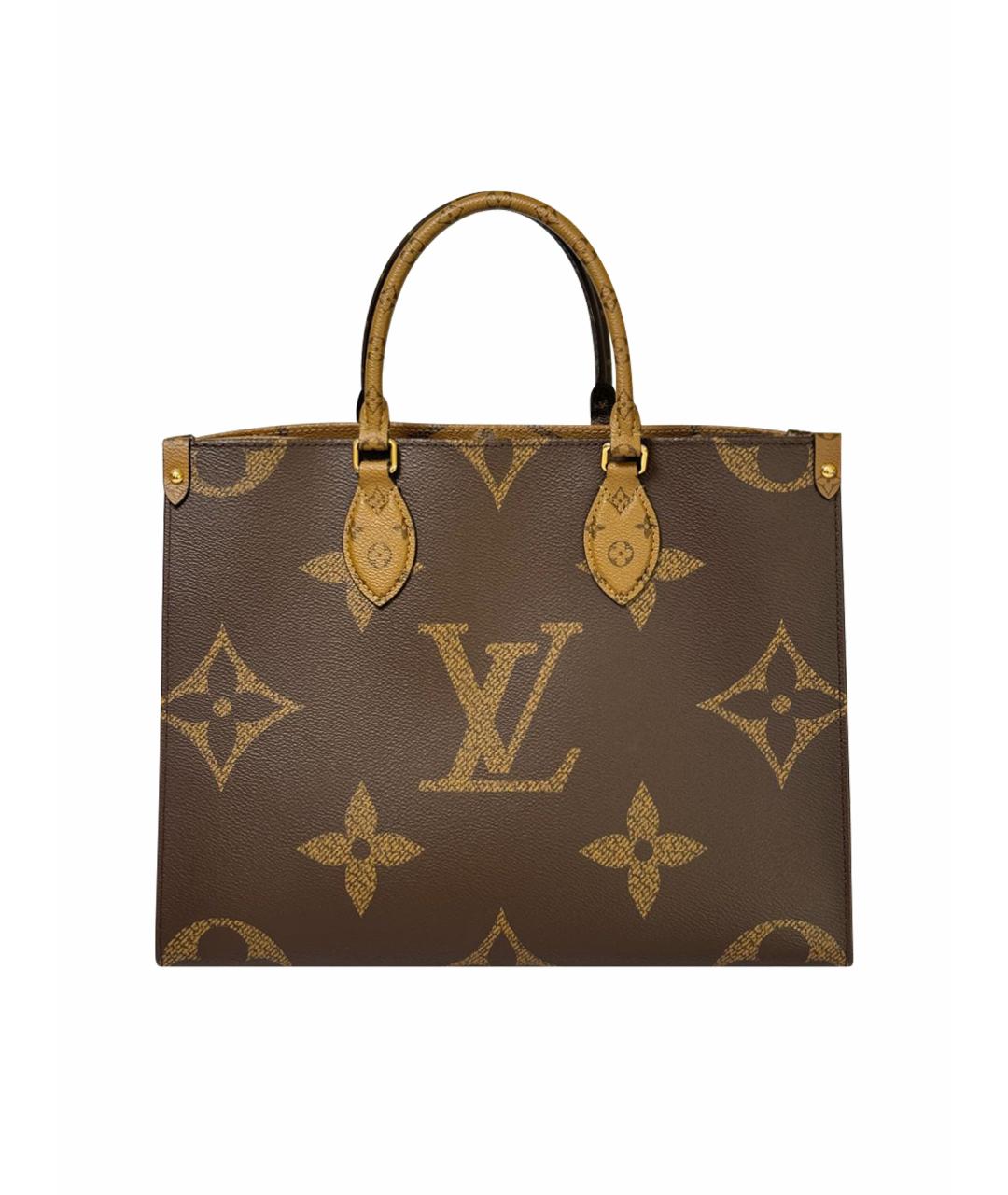 LOUIS VUITTON Коричневая сумка тоут, фото 1