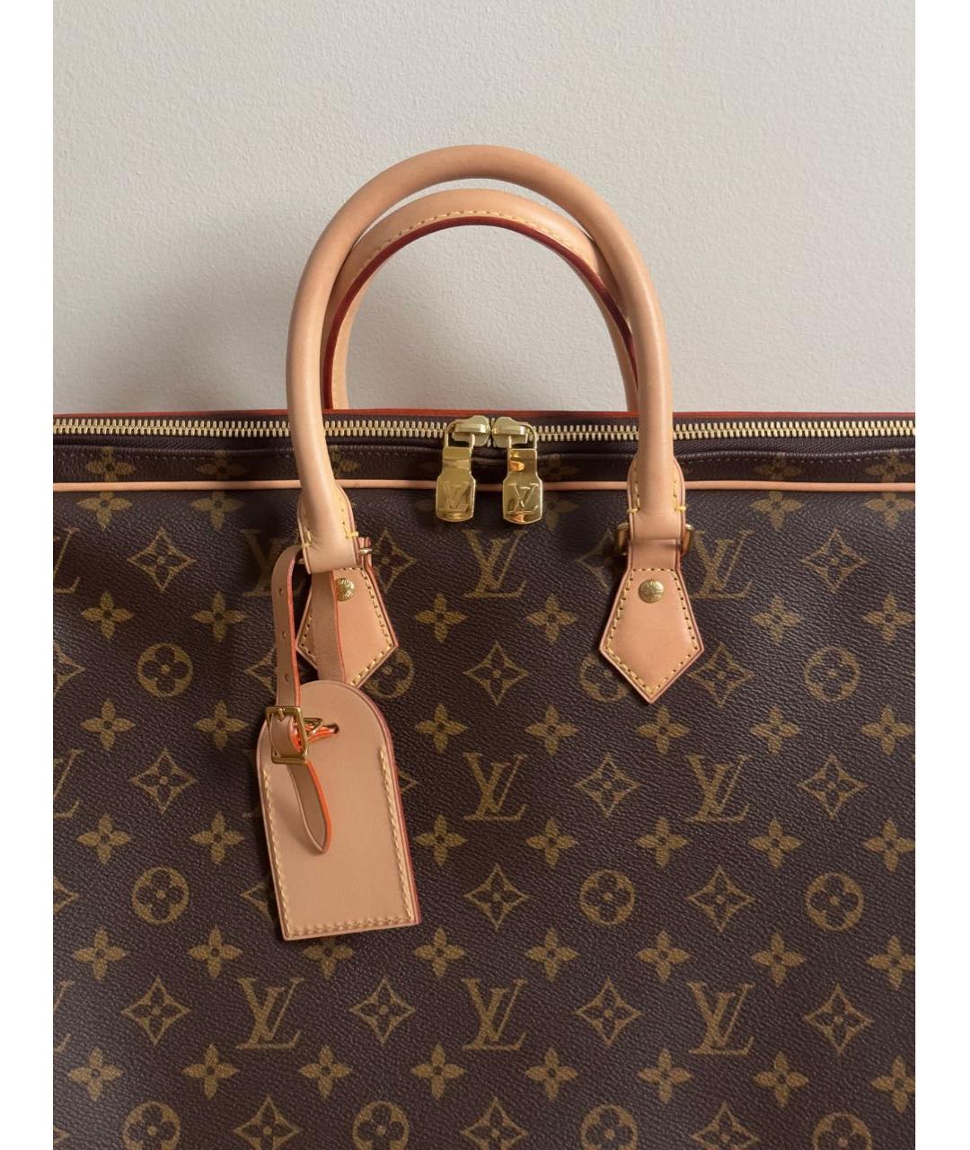 LOUIS VUITTON Коричневая дорожная/спортивная сумка, фото 5