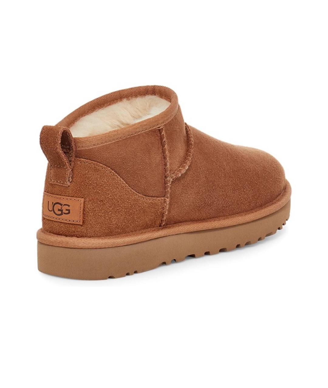 UGG AUSTRALIA Оранжевое замшевые ботинки, фото 3