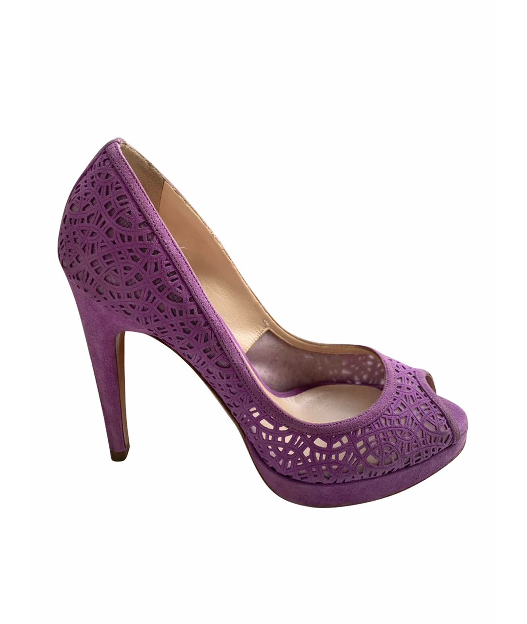CASADEI Фиолетовые замшевые туфли, фото 1