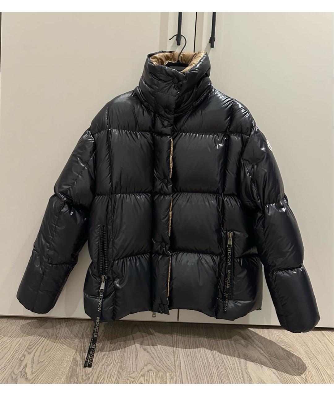 MONCLER Черный пуховик, фото 9