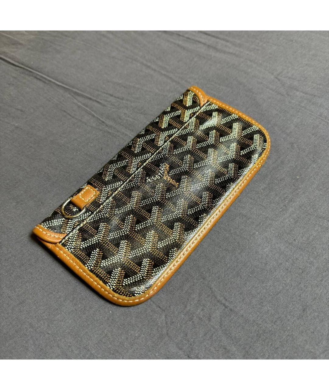 GOYARD Коричневый кошелек, фото 4