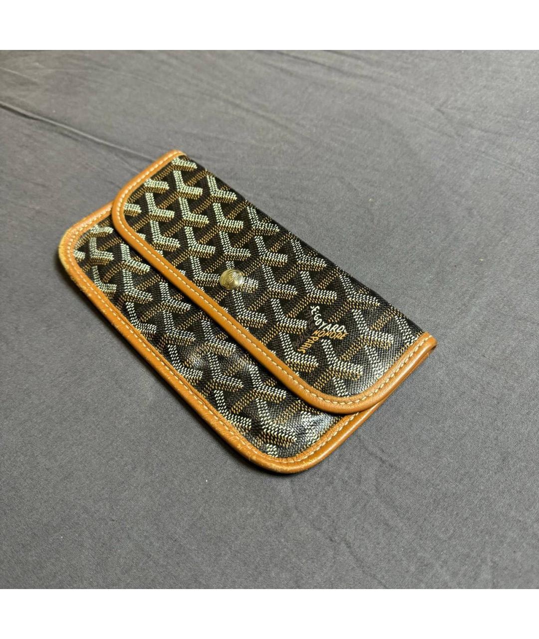 GOYARD Коричневый кошелек, фото 2