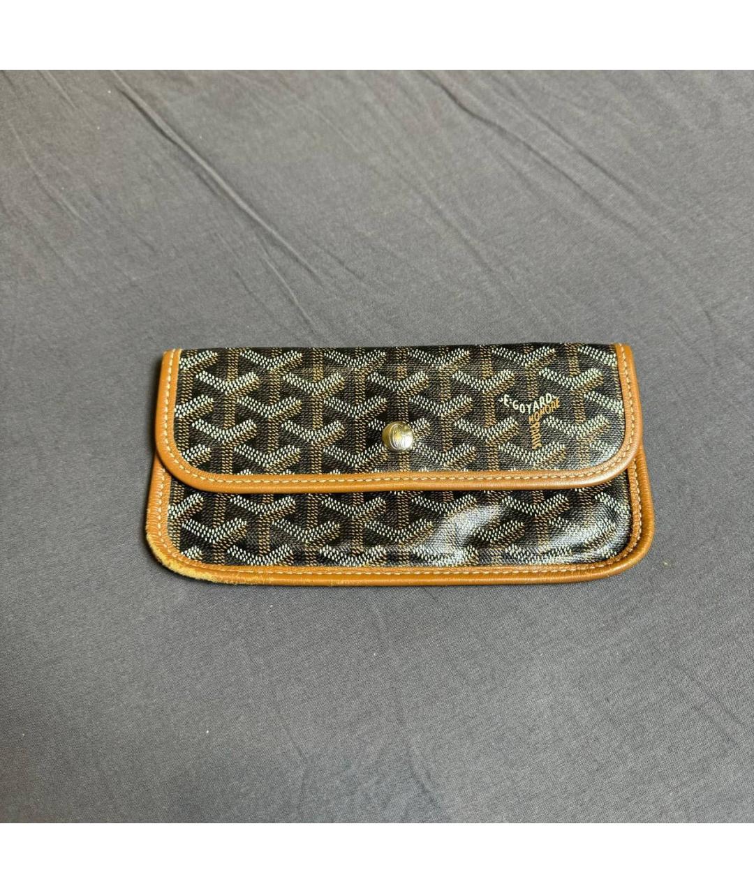 GOYARD Коричневый кошелек, фото 8