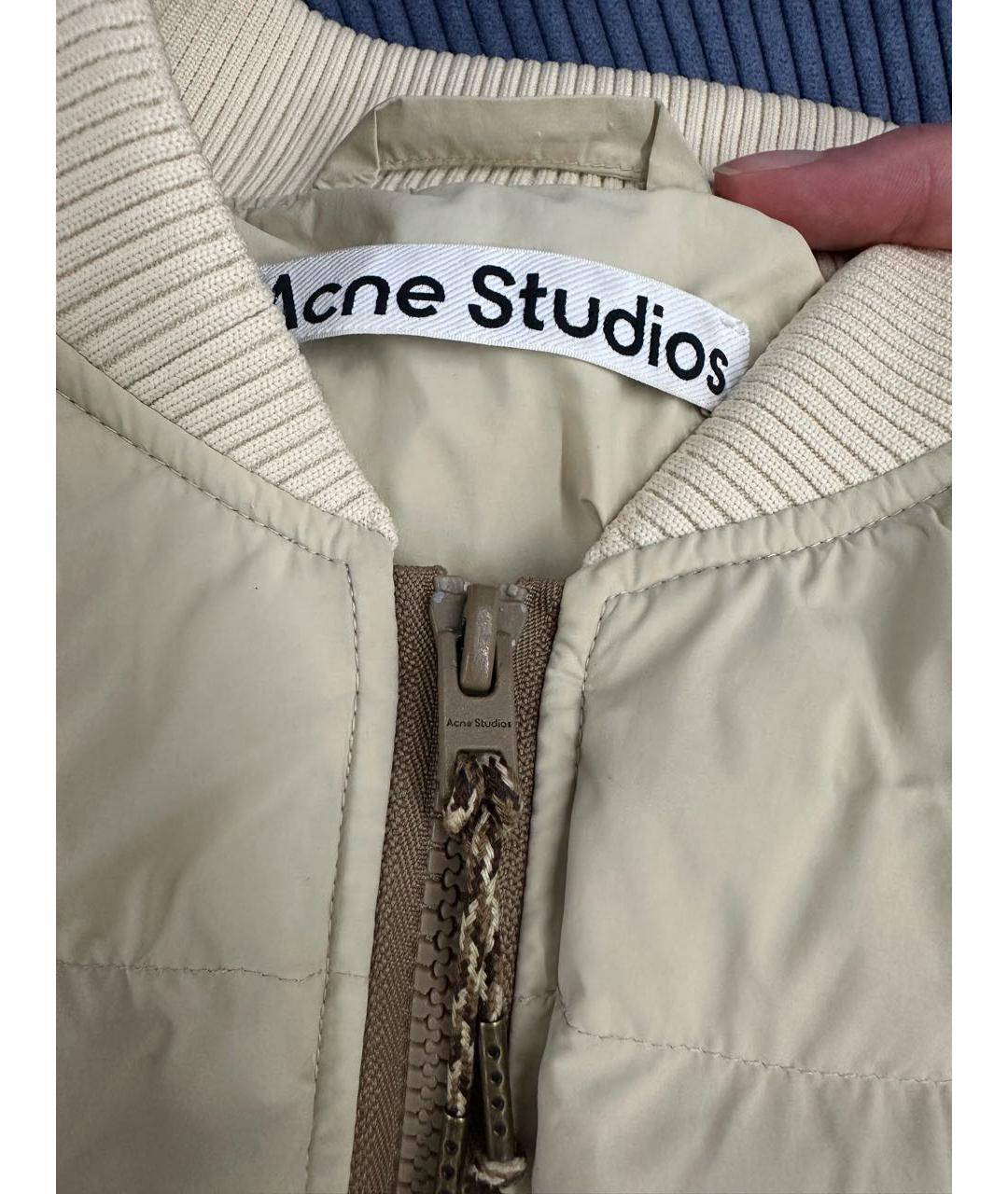 ACNE STUDIOS Бежевый пуховик, фото 4