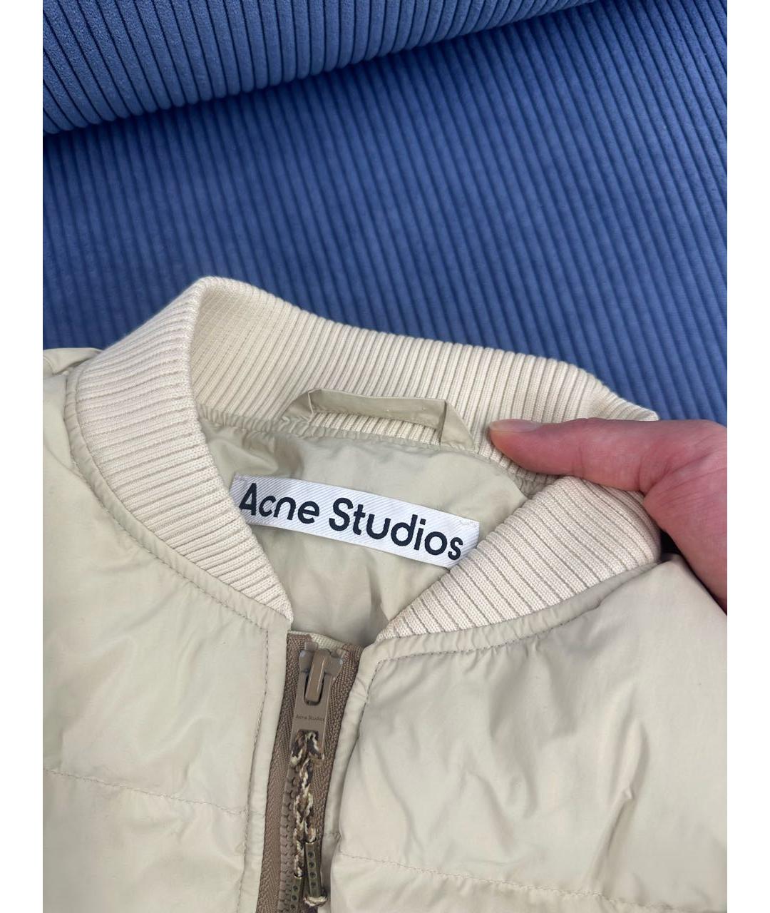 ACNE STUDIOS Бежевый пуховик, фото 3