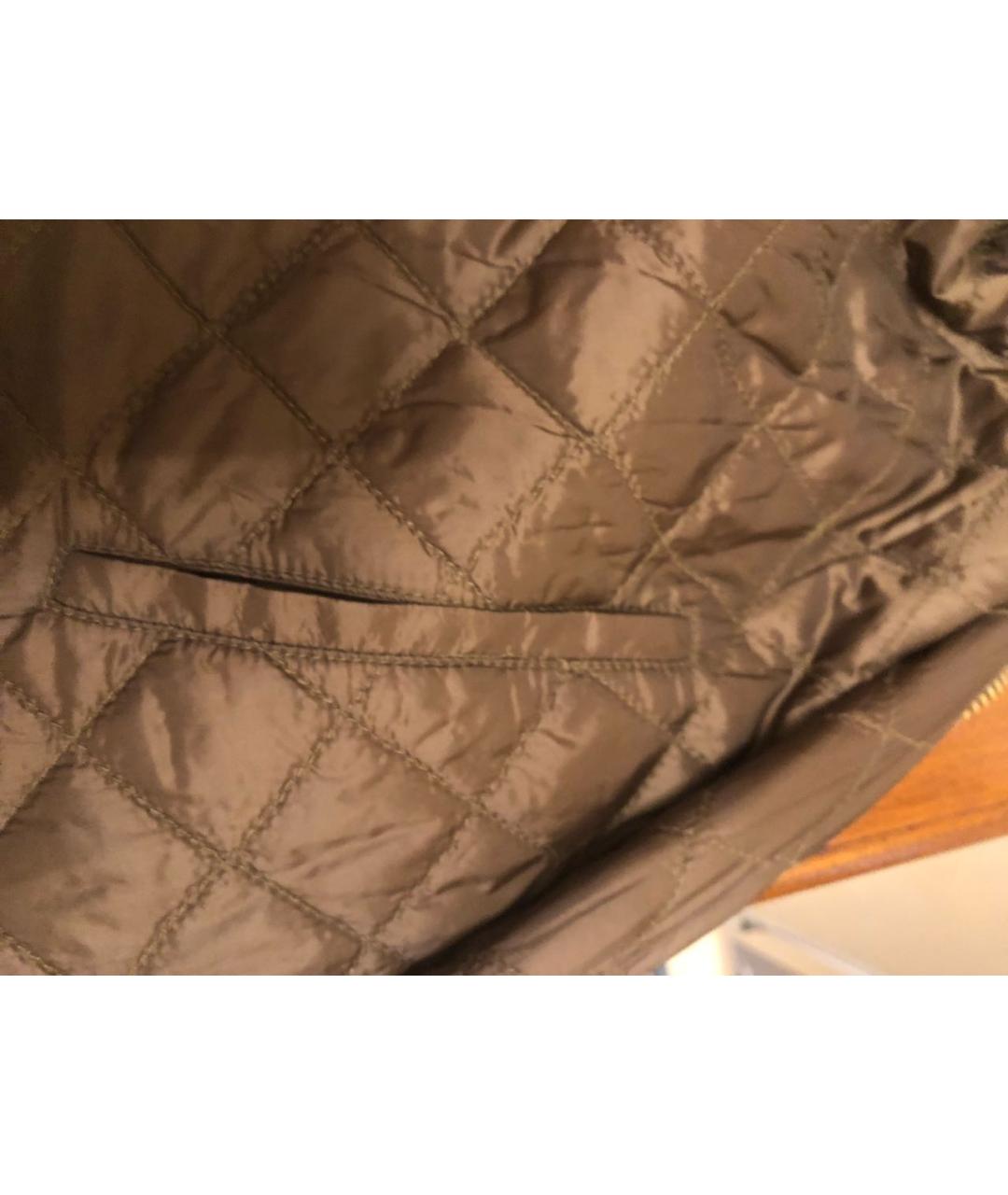 BURBERRY Черная хлопко-эластановая куртка, фото 7