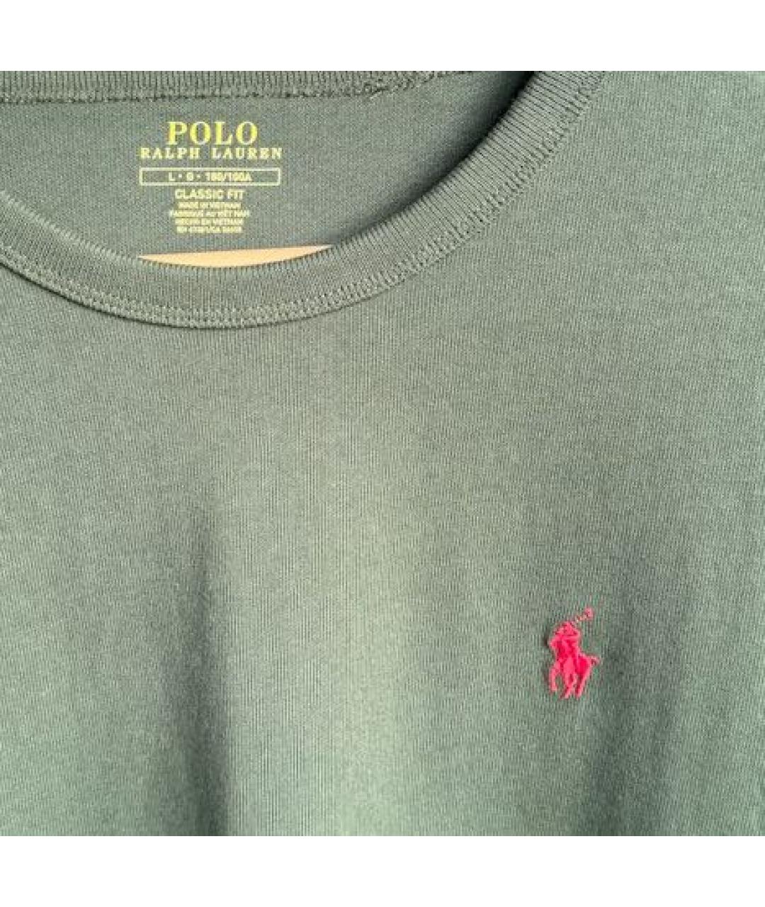 POLO RALPH LAUREN Хлопковая футболка, фото 4