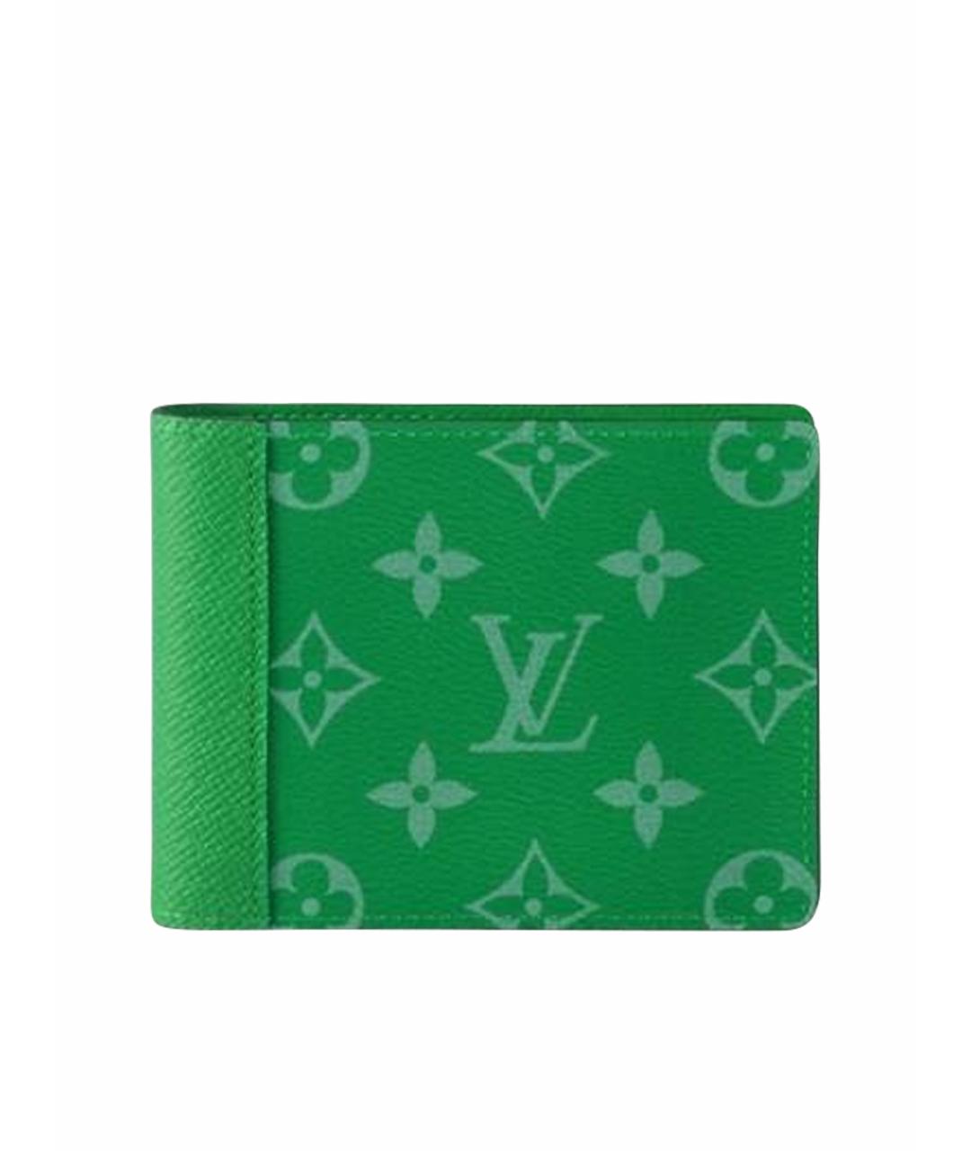 LOUIS VUITTON Зеленый кошелек, фото 1