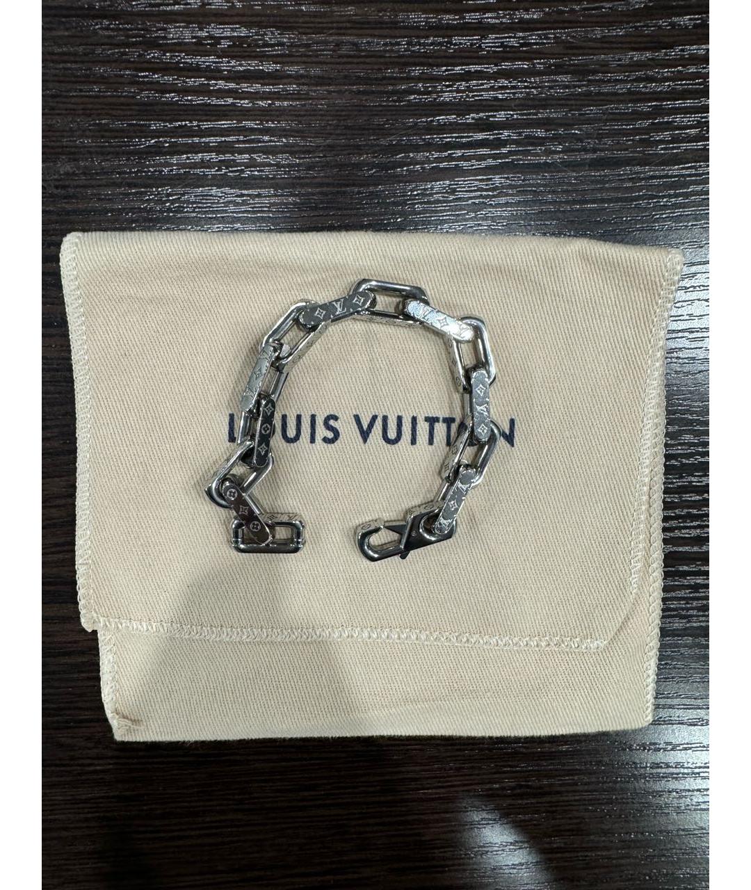 LOUIS VUITTON Серебрянный с серебряным покрытием браслет, фото 3