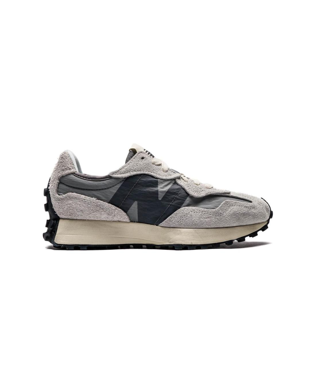 NEW BALANCE Серые замшевые кроссовки, фото 1