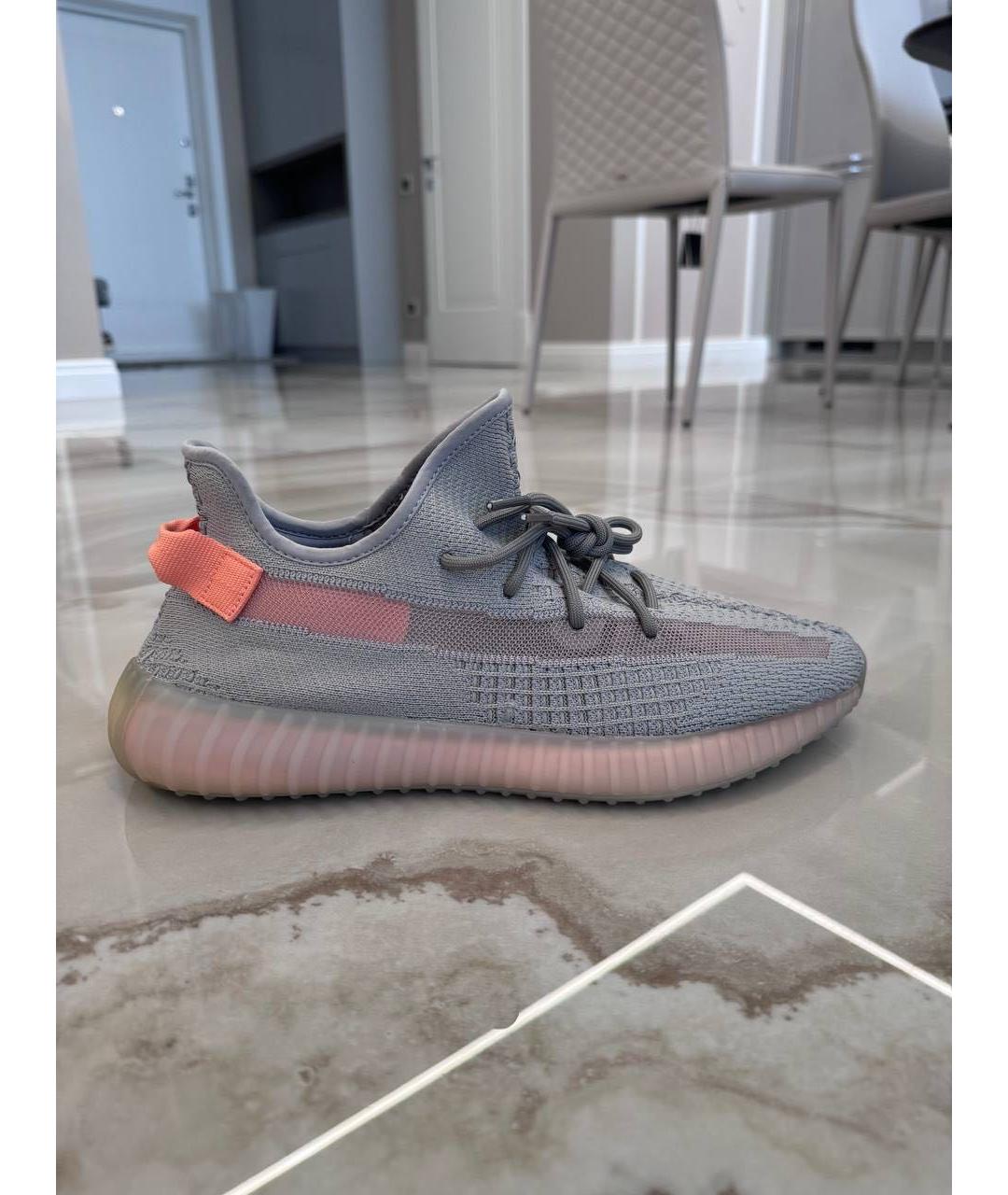 ADIDAS YEEZY Серые низкие кроссовки / кеды, фото 2