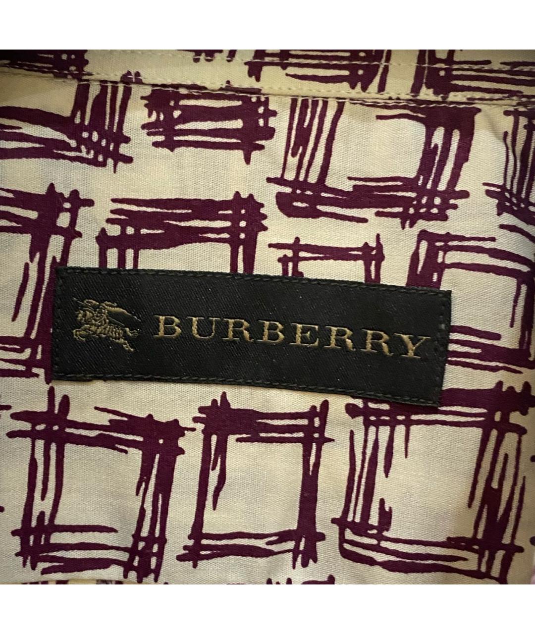 BURBERRY Белая хлопковая рубашка, фото 6