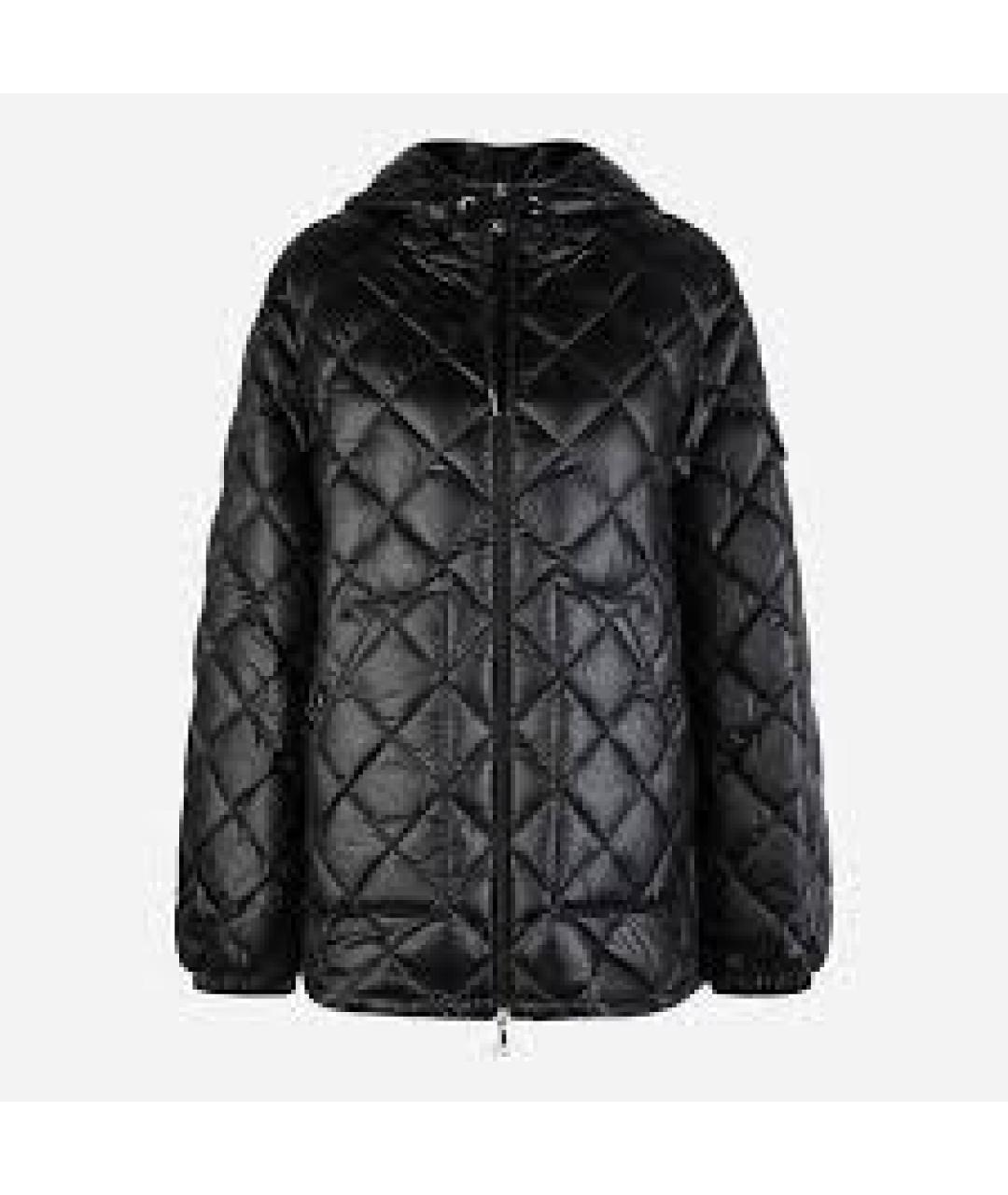 MONCLER Черный пуховик, фото 5