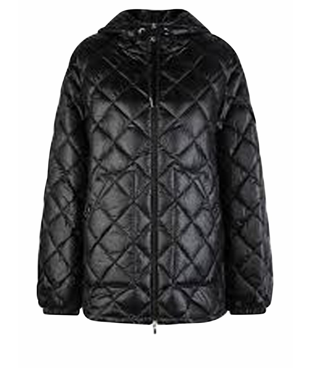 MONCLER Черный пуховик, фото 1