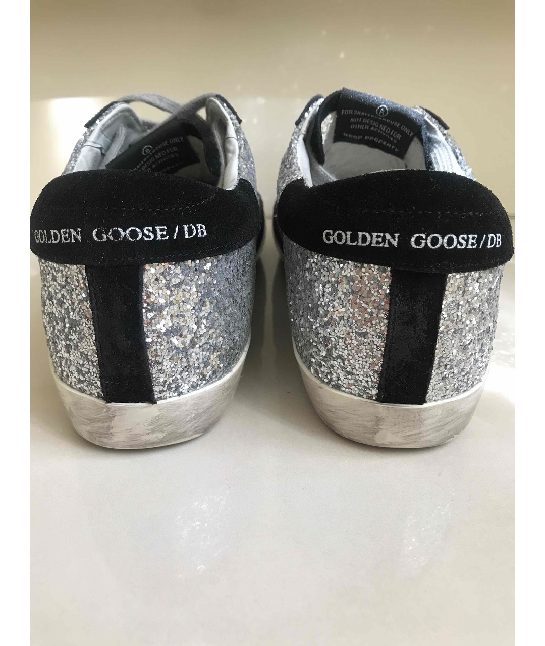 GOLDEN GOOSE DELUXE BRAND Серебряные кроссовки, фото 4