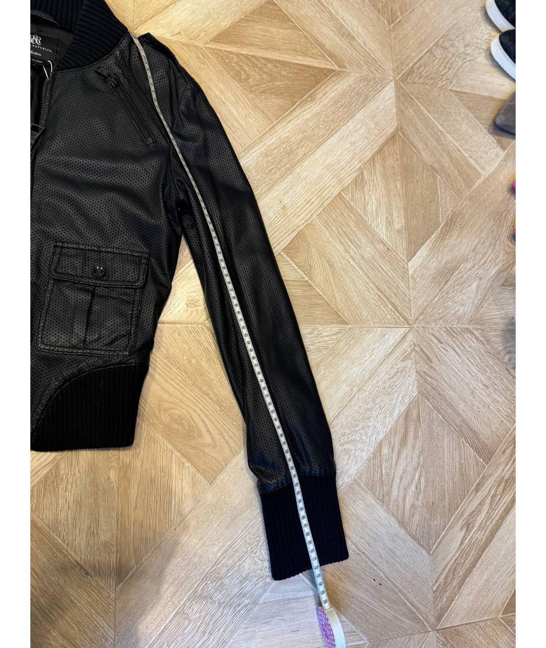 BROCK COLLECTION Черная кожаная куртка, фото 8