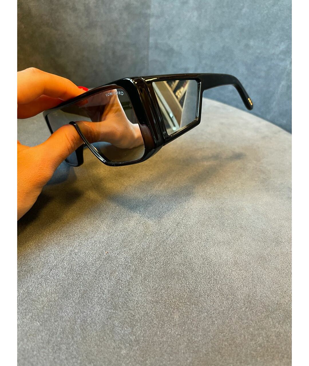 TOM FORD Черные солнцезащитные очки, фото 3