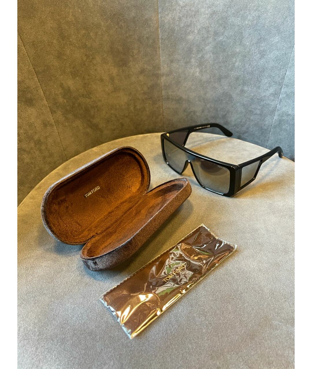 TOM FORD Черные солнцезащитные очки, фото 4