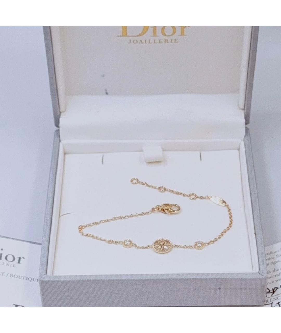 CHRISTIAN DIOR Желтый браслет из желтого золота, фото 3