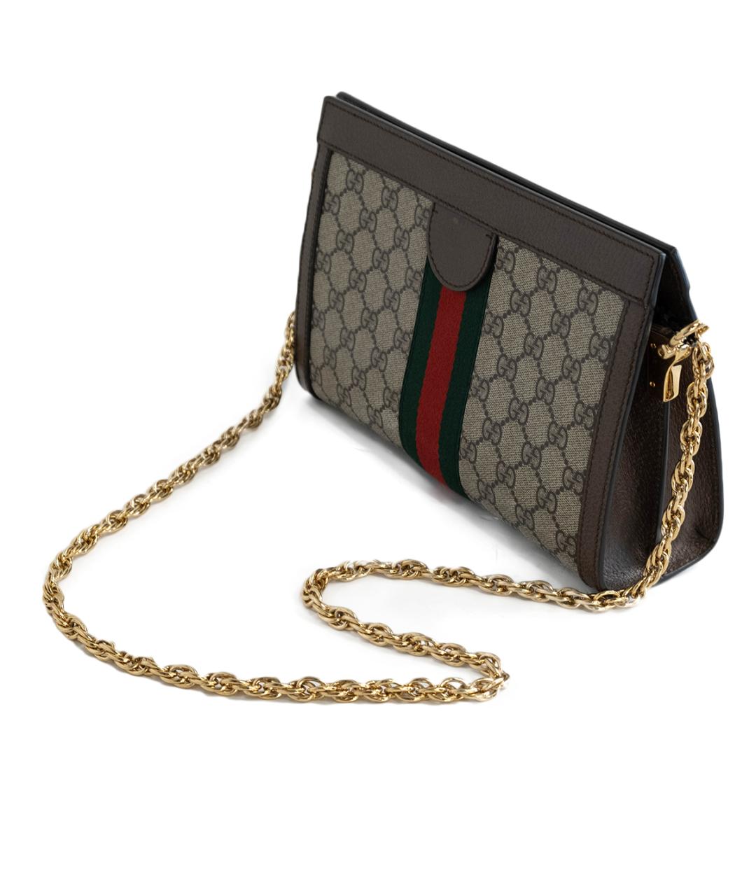 GUCCI Коричневая сумка через плечо, фото 3