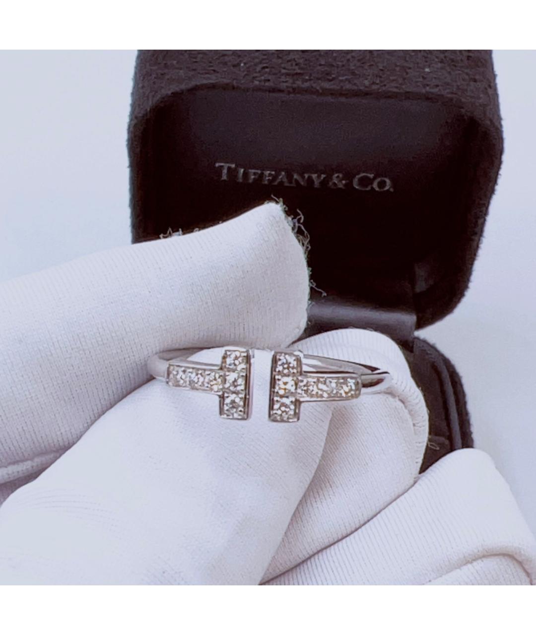 TIFFANY&CO Белое кольцо из белого золота, фото 2