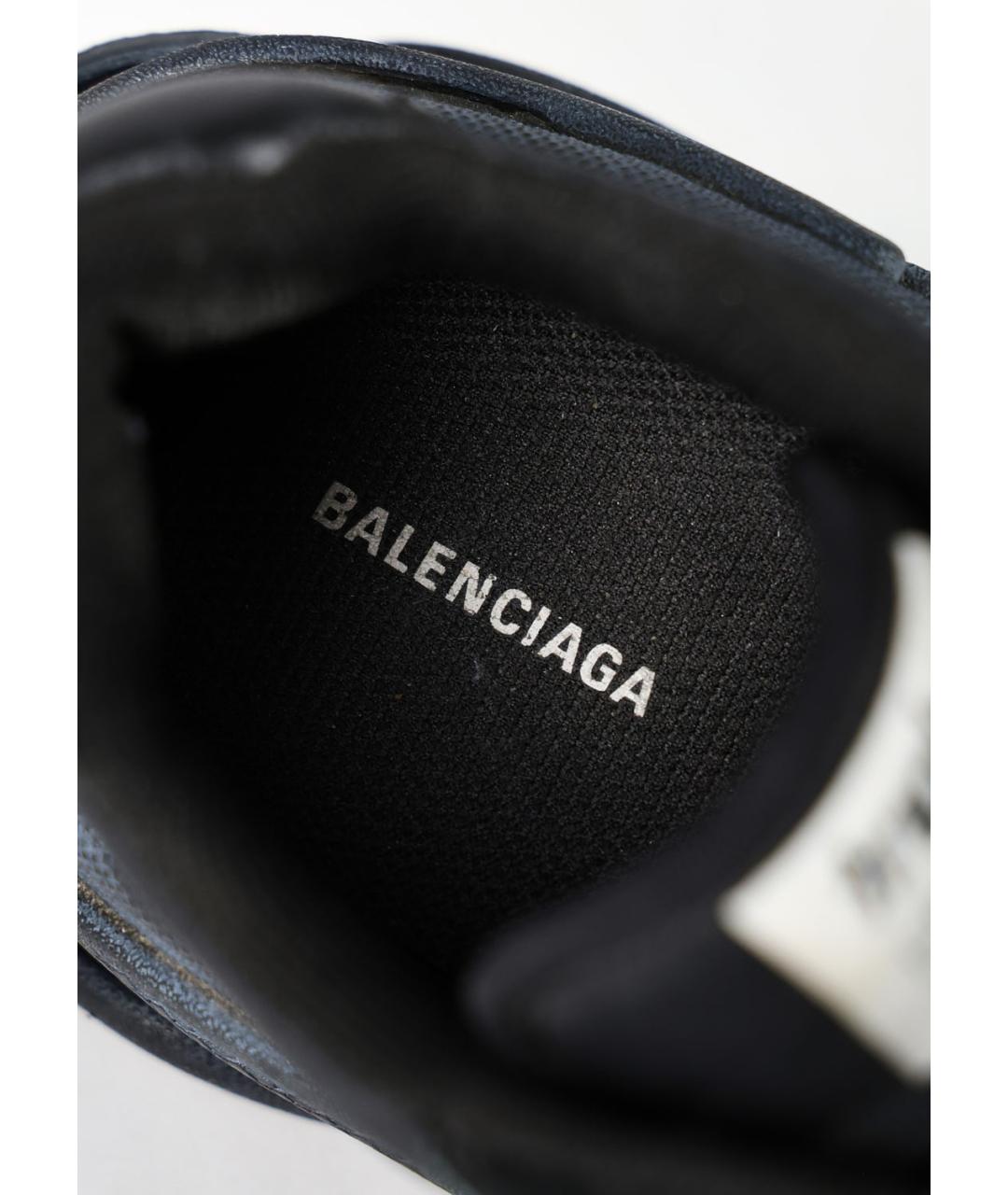 BALENCIAGA Черные текстильные кроссовки, фото 5