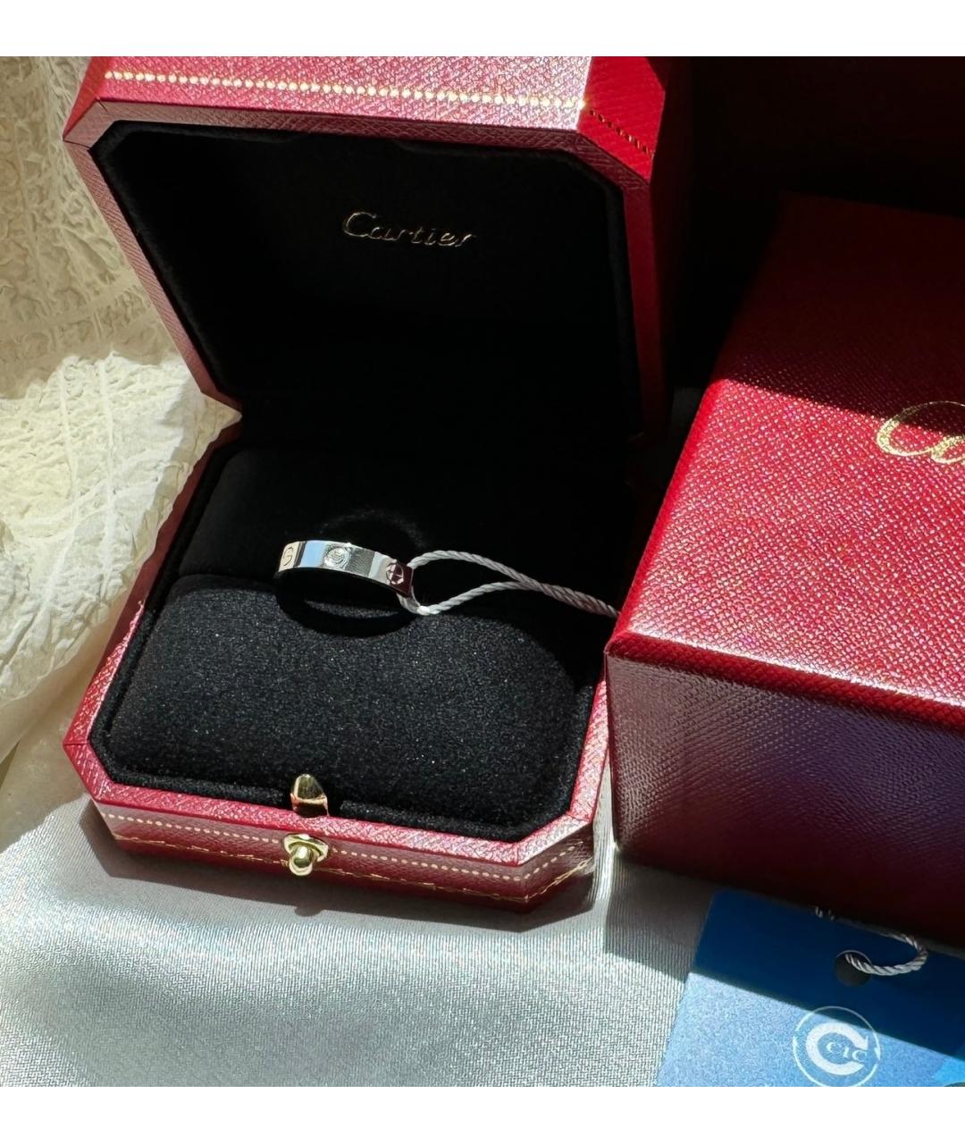 CARTIER Белое кольцо из белого золота, фото 2