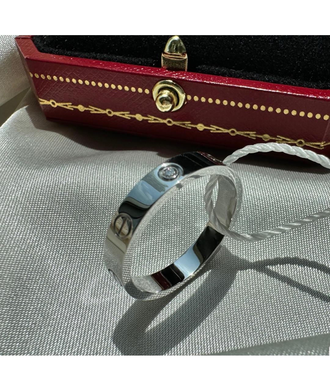 CARTIER Белое кольцо из белого золота, фото 3