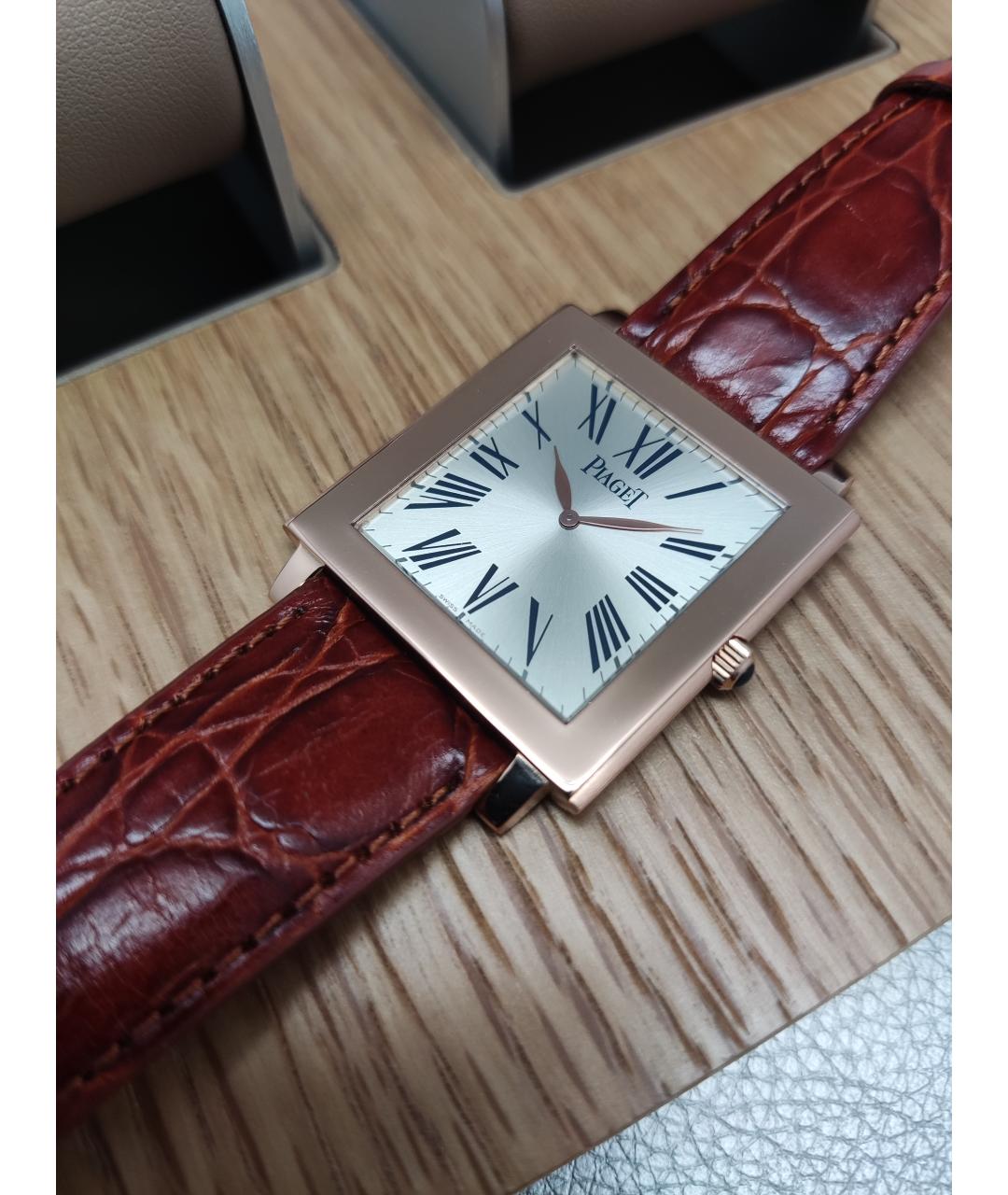 PIAGET Красные часы из розового золота, фото 3