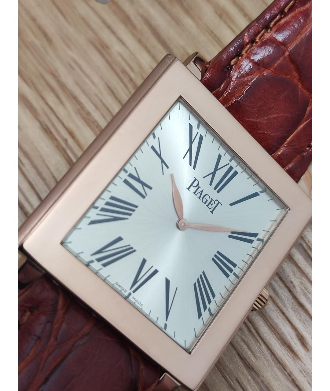 PIAGET Красные часы из розового золота, фото 4