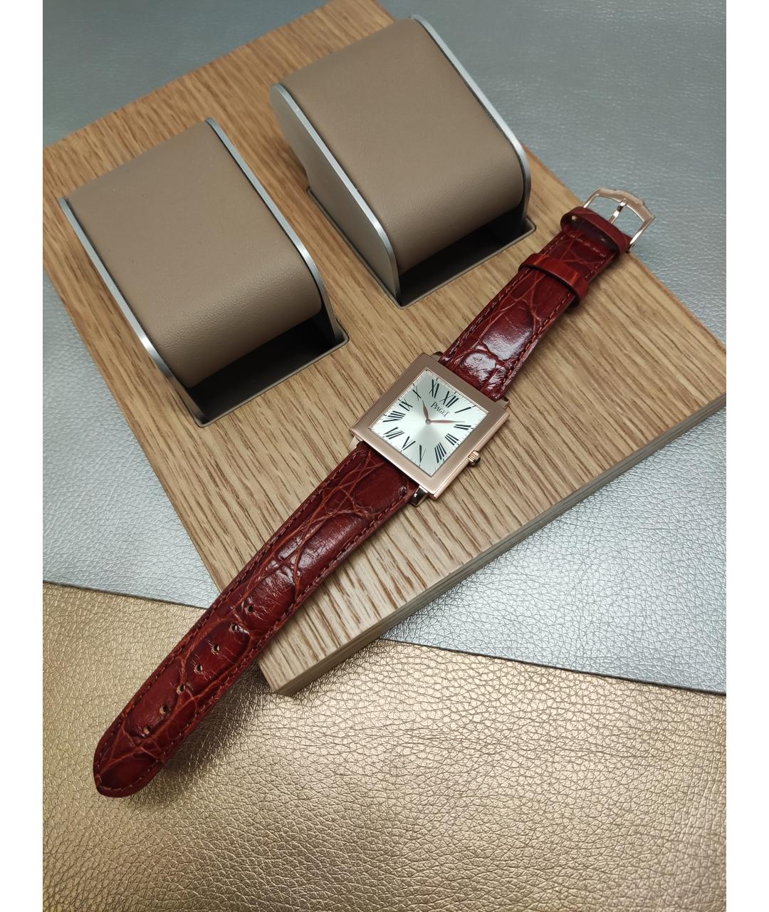 PIAGET Красные часы из розового золота, фото 2