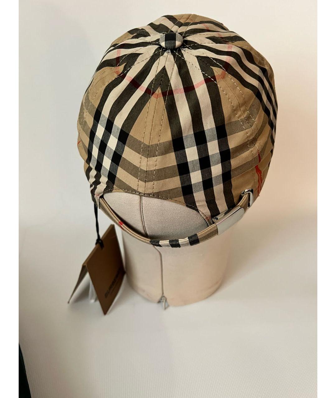 BURBERRY Бежевая кепка, фото 7