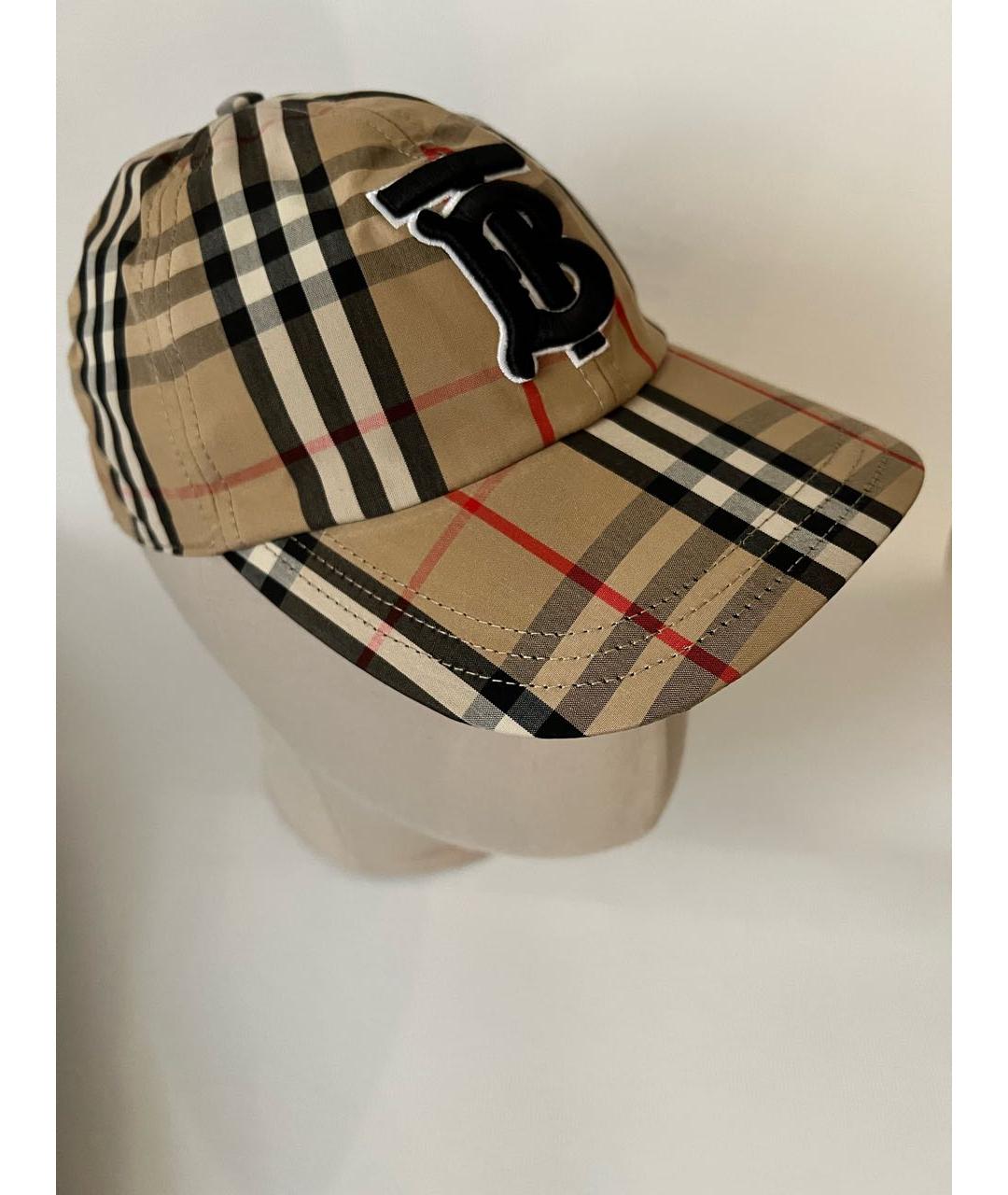 BURBERRY Бежевая кепка, фото 6