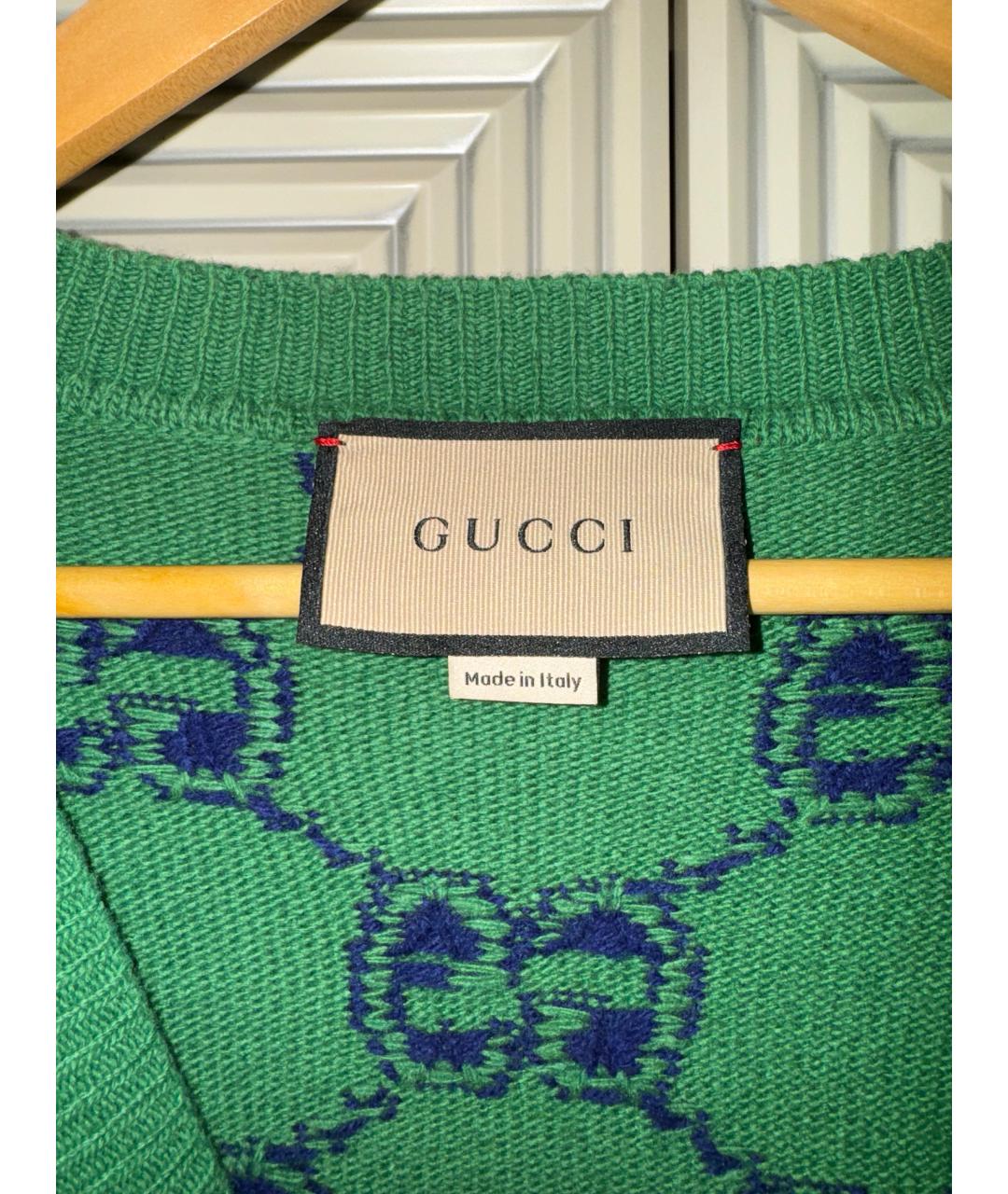 GUCCI Зеленый кардиган, фото 2