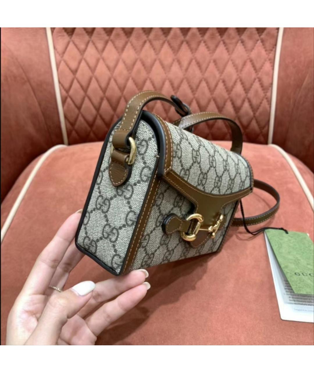 GUCCI Коричневая сумка через плечо, фото 4