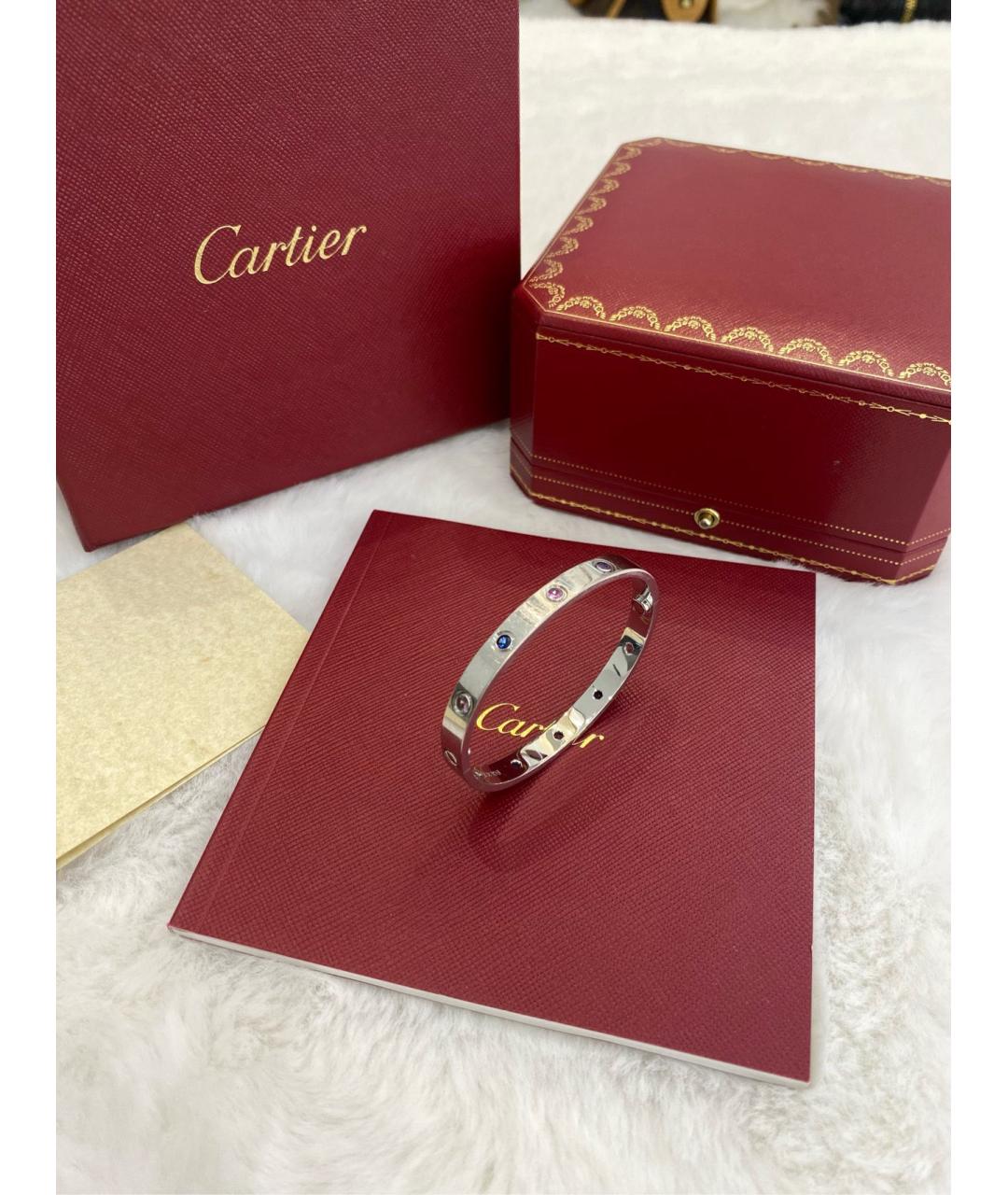 CARTIER Мульти браслет из белого золота, фото 7