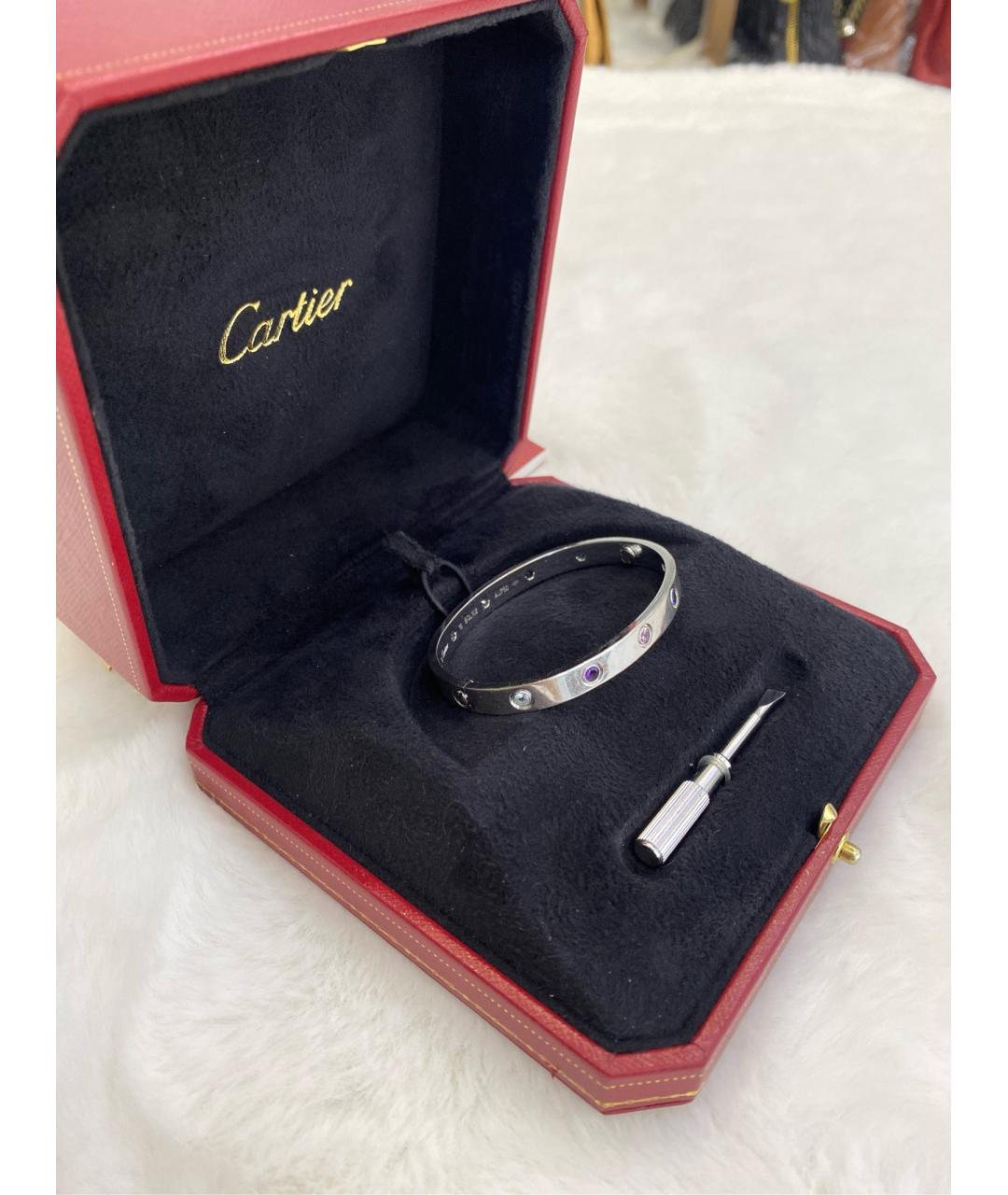 CARTIER Мульти браслет из белого золота, фото 4