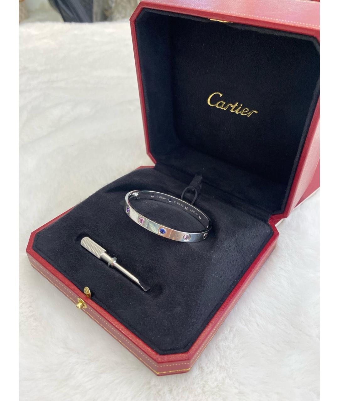 CARTIER Мульти браслет из белого золота, фото 2