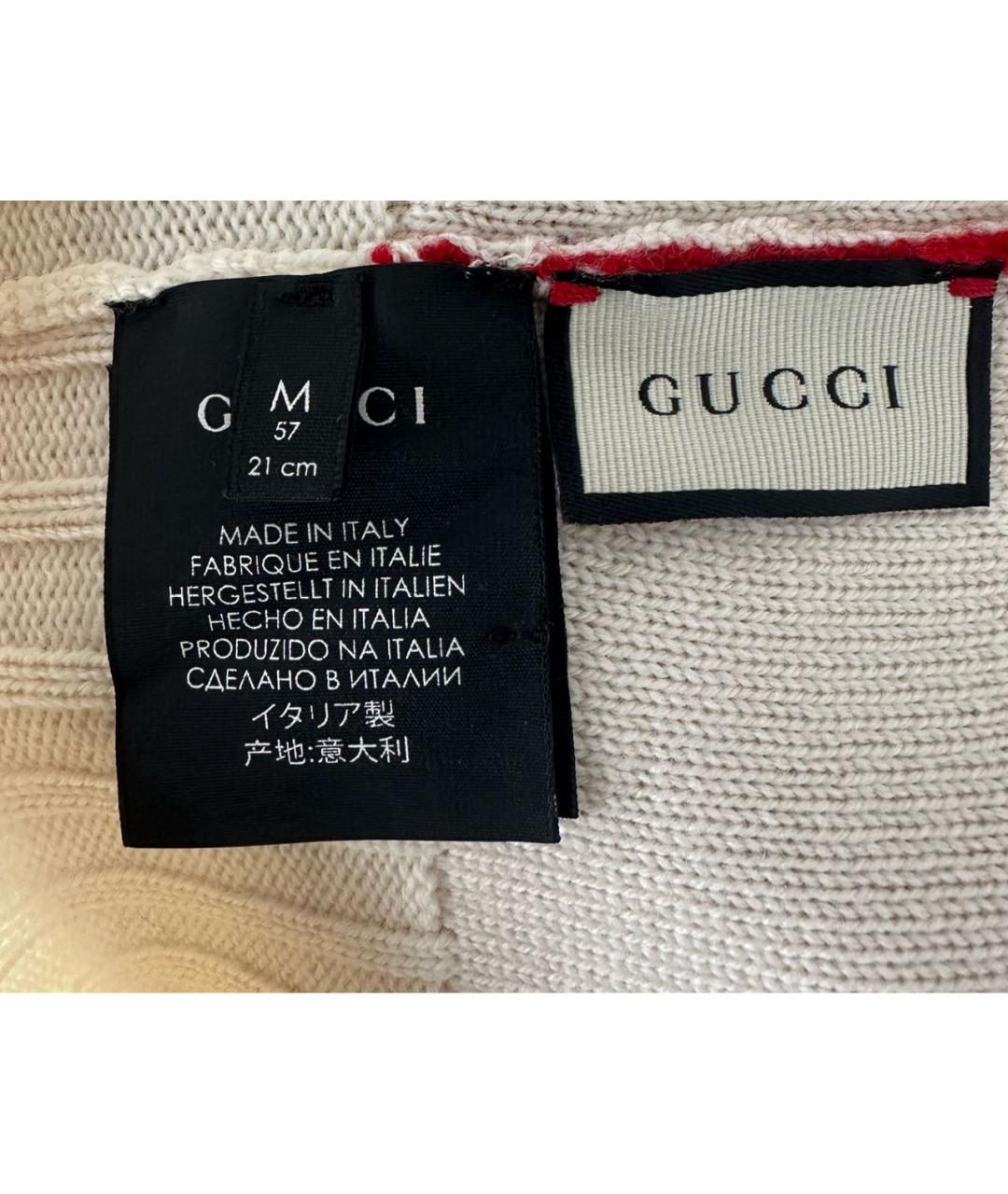 GUCCI Шерстяная шапка, фото 4