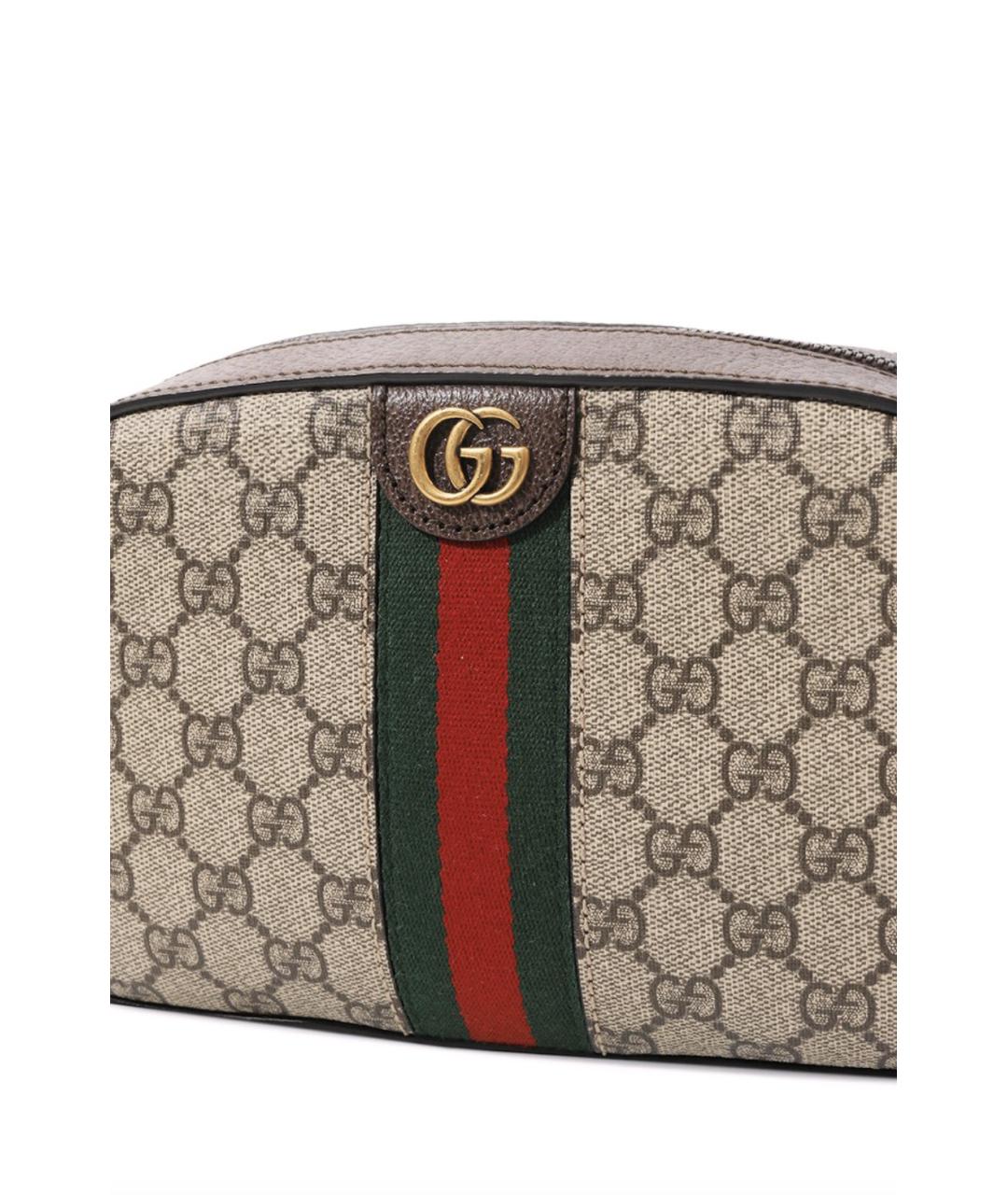 GUCCI Коричневая сумка через плечо, фото 3