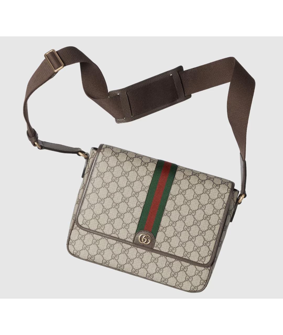 GUCCI Коричневая сумка на плечо, фото 3