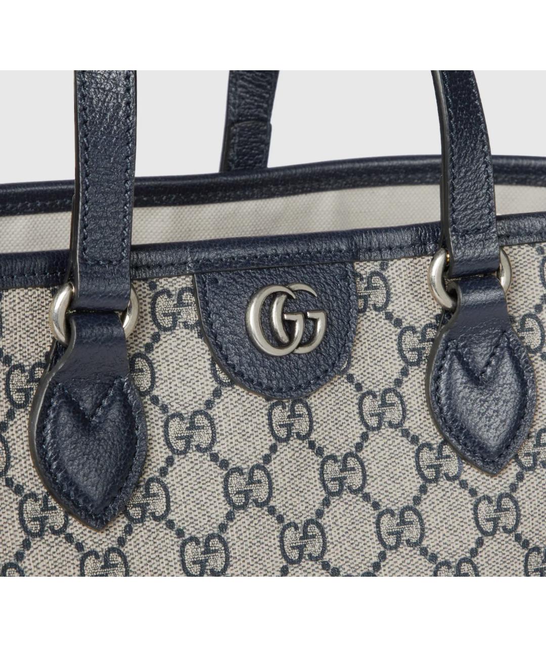 GUCCI Синяя сумка тоут, фото 5