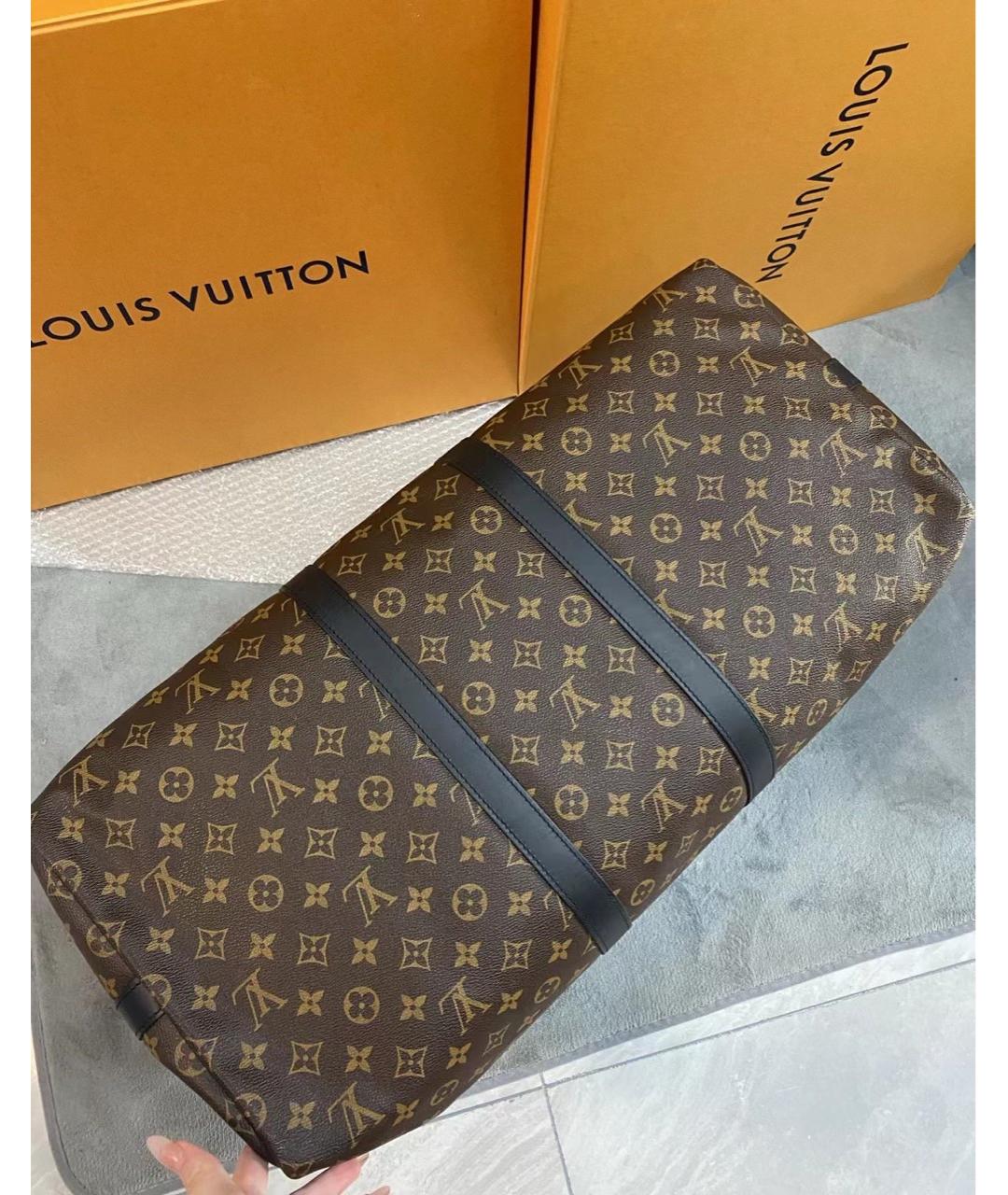 LOUIS VUITTON Коричневая дорожная/спортивная сумка, фото 3